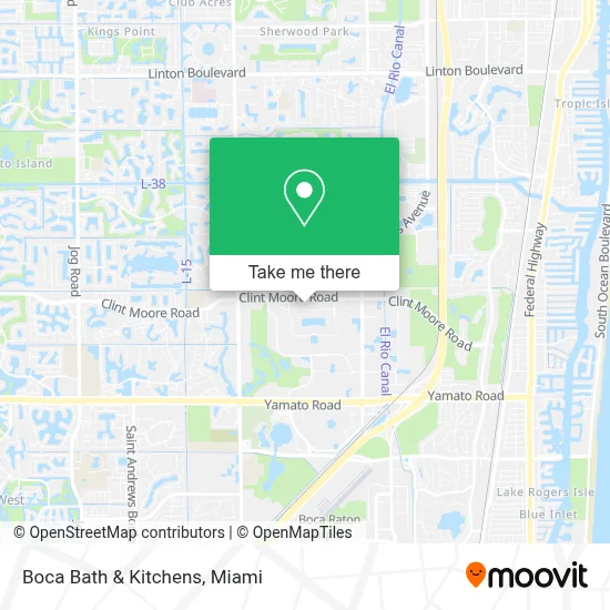 Boca Bath & Kitchens map