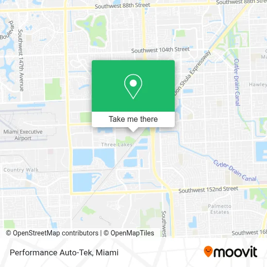 Performance Auto-Tek map
