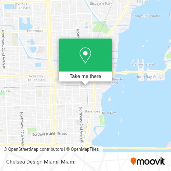 Chelsea Design Miami map