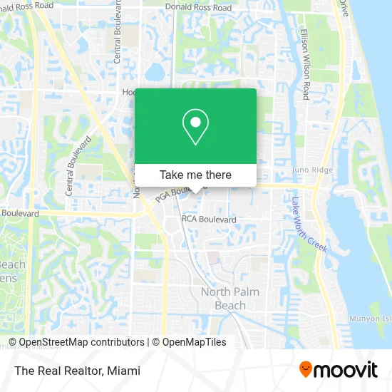 The Real Realtor map