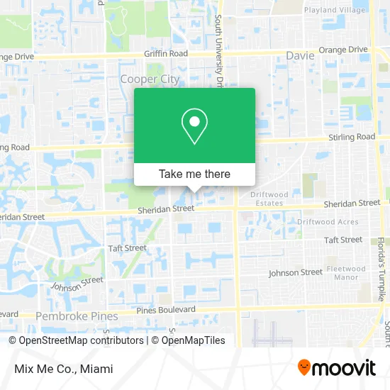 Mix Me Co. map