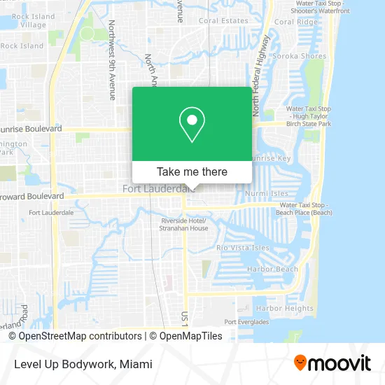 Level Up Bodywork map
