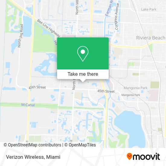 Verizon Wireless map