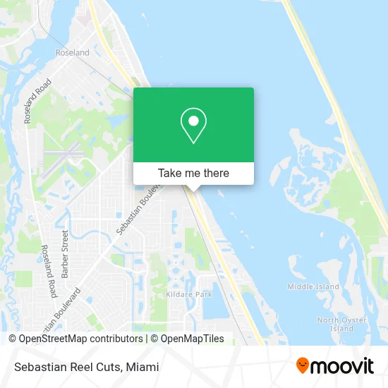 Sebastian Reel Cuts map