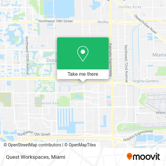 Quest Workspaces map