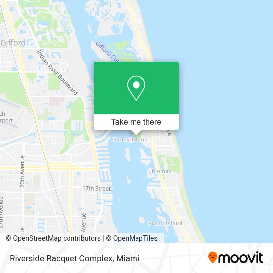 Riverside Racquet Complex map