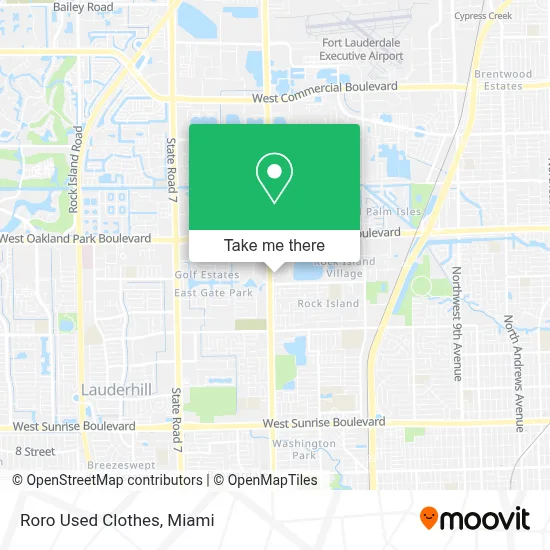 Roro Used Clothes map
