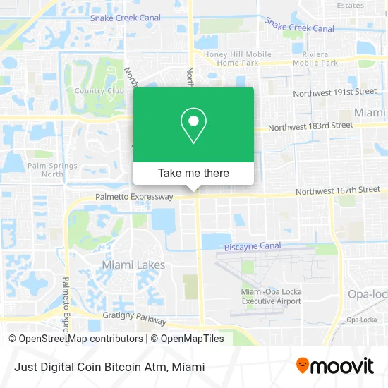 Just Digital Coin Bitcoin Atm map