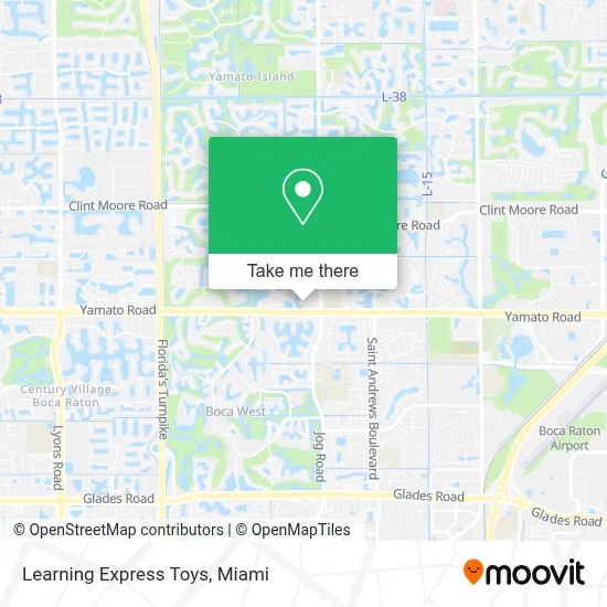 Learning Express Toys map