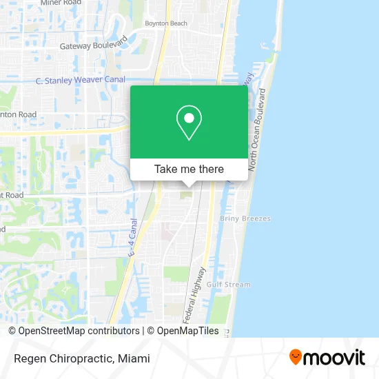 Regen Chiropractic map