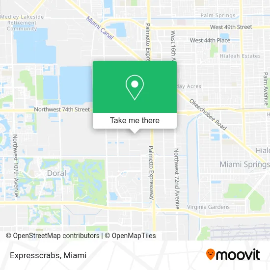 Expresscrabs map