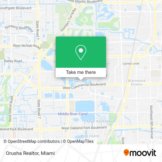 Orusha Realtor map