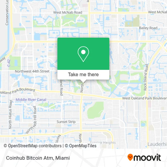 Coinhub Bitcoin Atm map