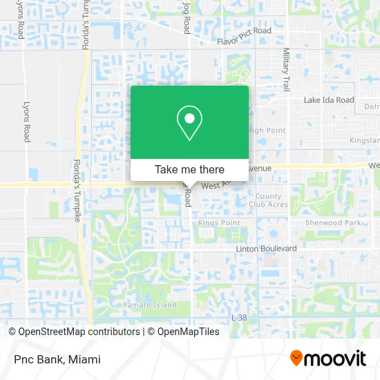 Pnc Bank map