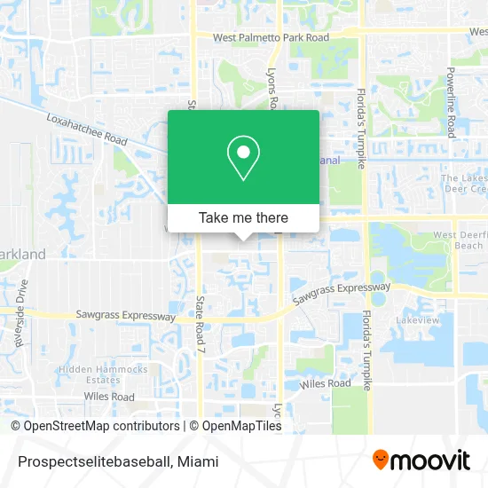 Prospectselitebaseball map