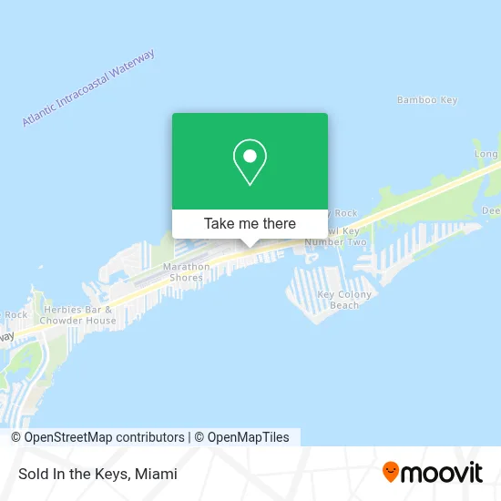 Sold In the Keys map
