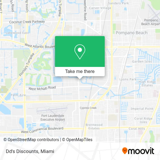 Dd's Discounts map