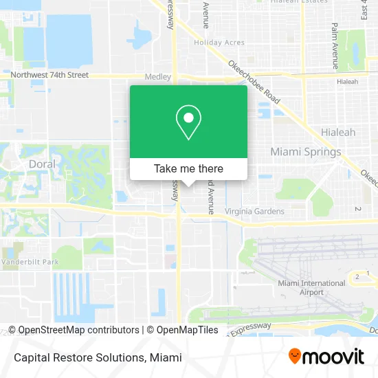 Capital Restore Solutions map