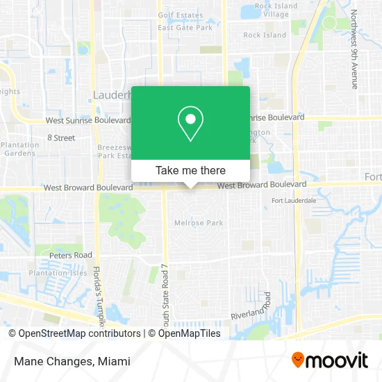 Mane Changes map