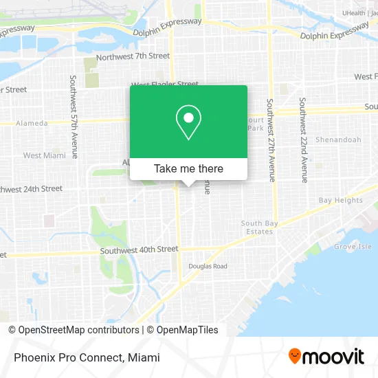 Phoenix Pro Connect map