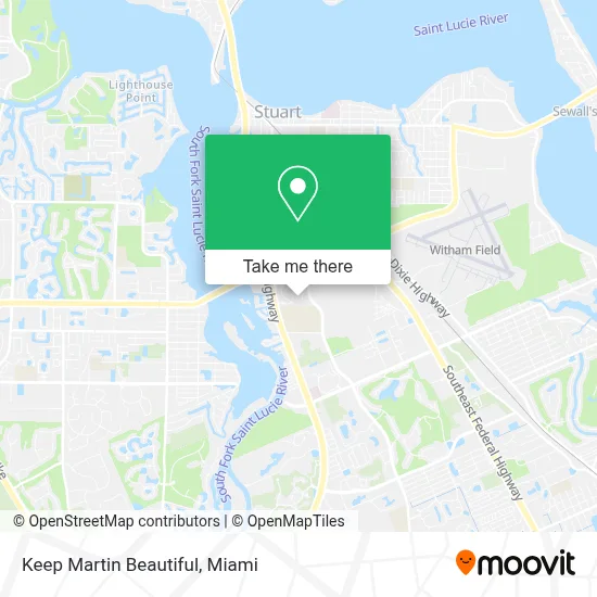Keep Martin Beautiful map