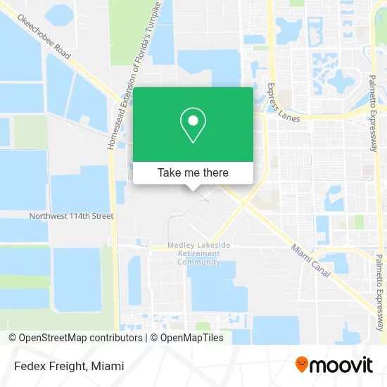 Fedex Freight map