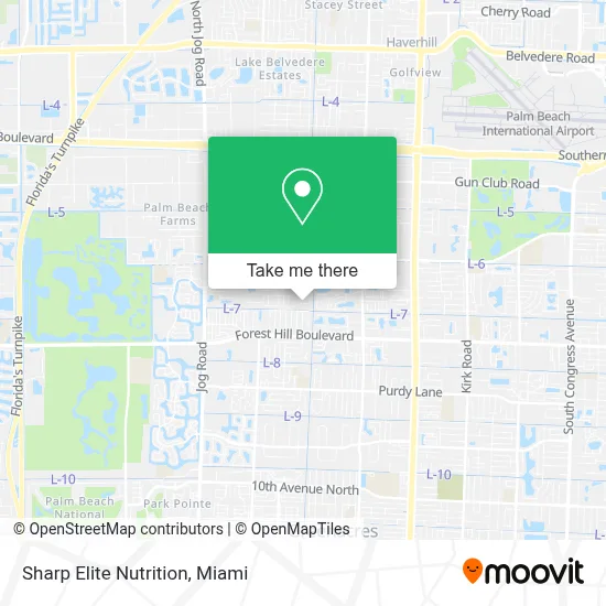 Sharp Elite Nutrition map