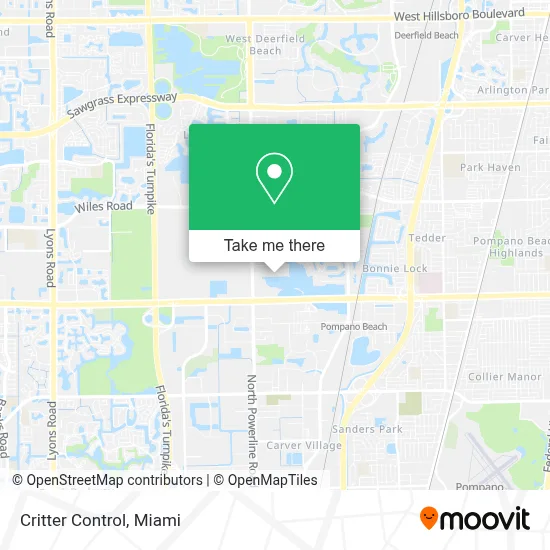 Critter Control map