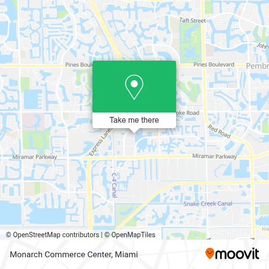 Monarch Commerce Center map