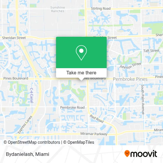 Bydanielash map