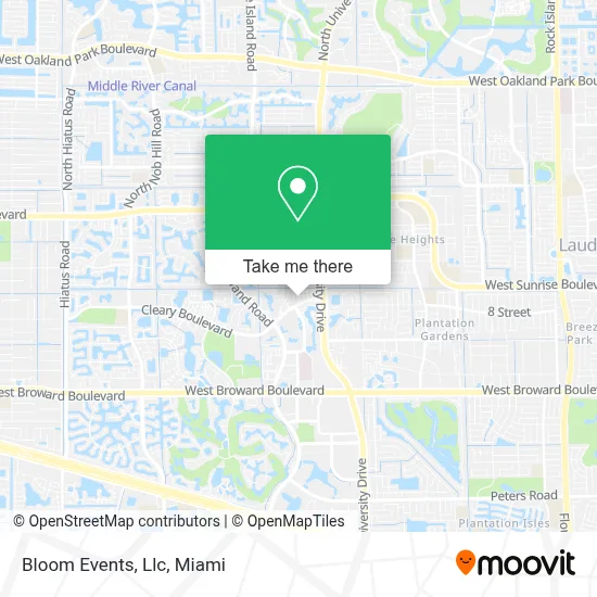 Bloom Events, Llc map