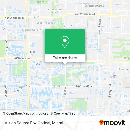 Vision Source Fox Optical map