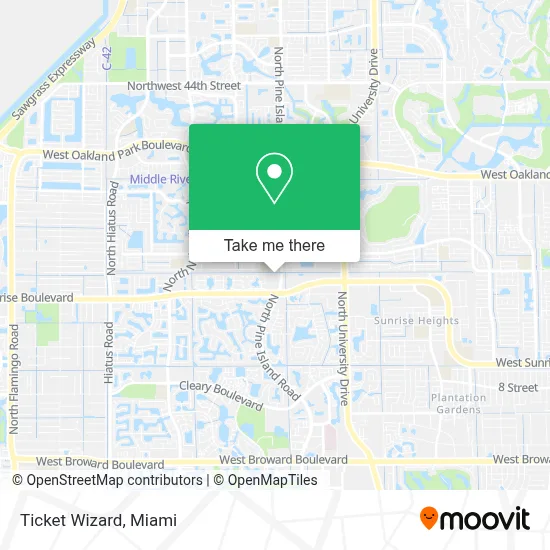 Ticket Wizard map