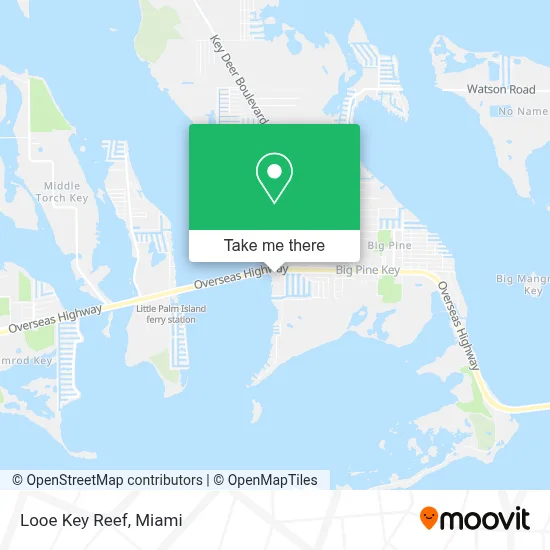 Looe Key Reef map