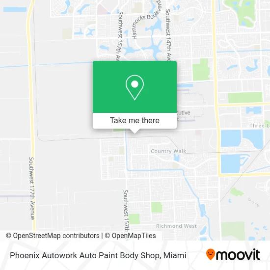 Phoenix Autowork Auto Paint Body Shop map