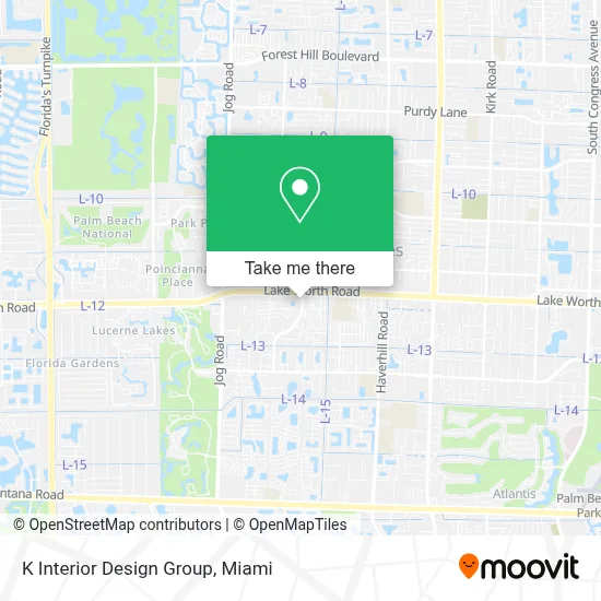 K Interior Design Group map