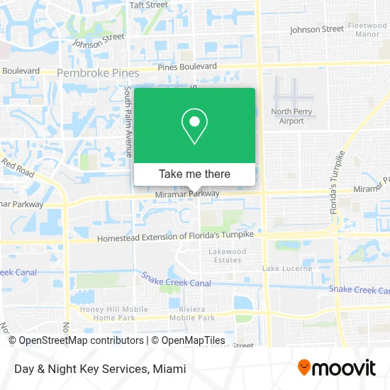 Day & Night Key Services map