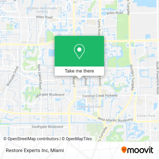 Restore Experts Inc map