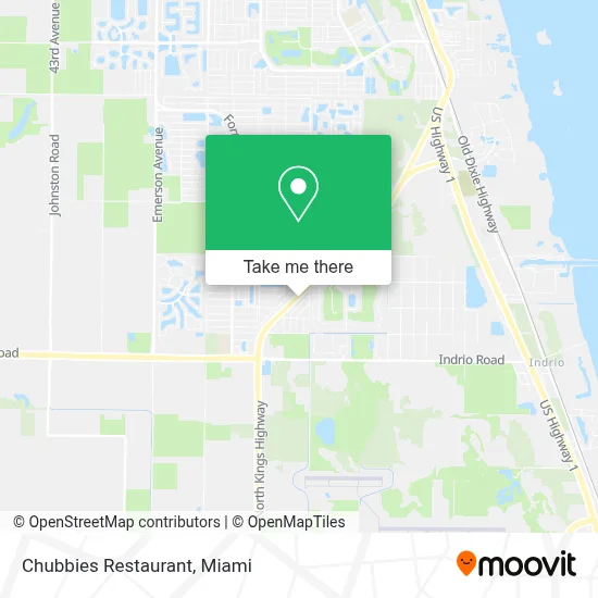 Chubbies Restaurant map