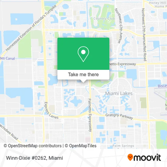 Winn-Dixie #0262 map