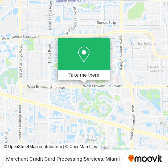 Merchant Credit Card Processing Services map