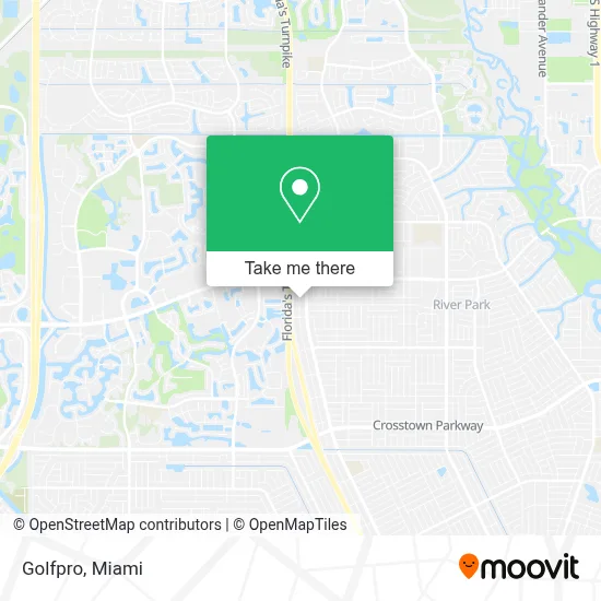 Golfpro map