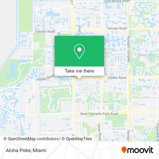 Aloha Poke map
