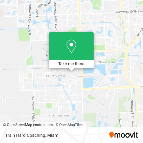 Train Hard Coaching map