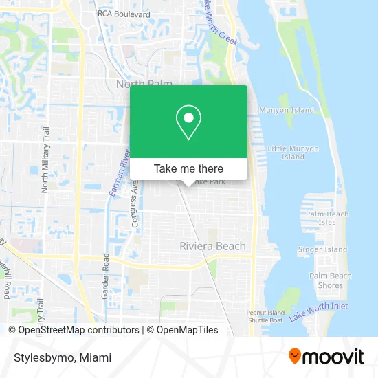 Stylesbymo map