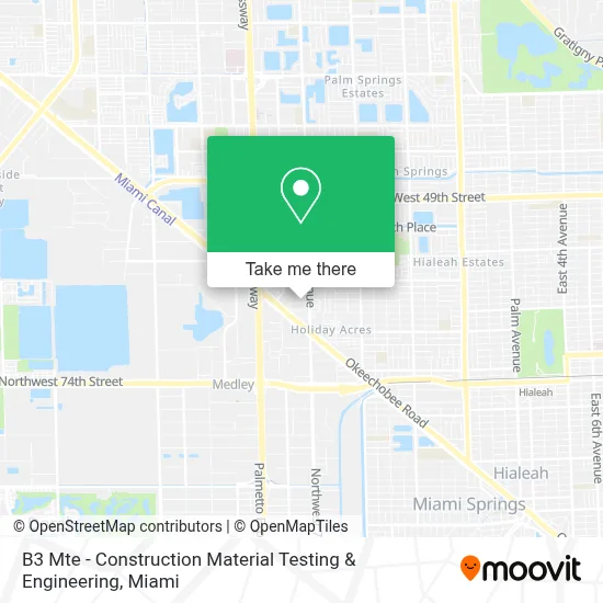 B3 Mte - Construction Material Testing & Engineering map