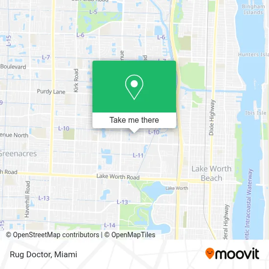 Rug Doctor map