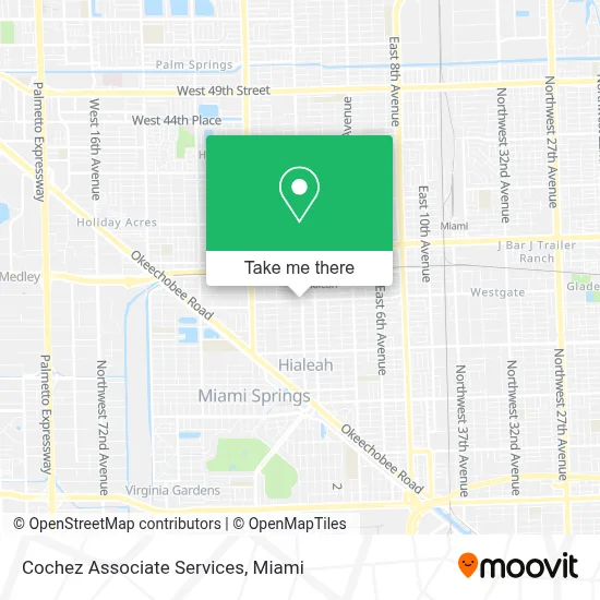 Cochez Associate Services map