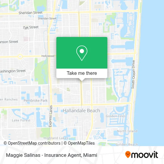 Maggie Salinas - Insurance Agent map