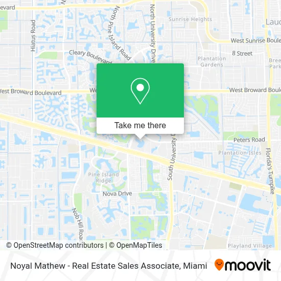 Noyal Mathew - Real Estate Sales Associate map